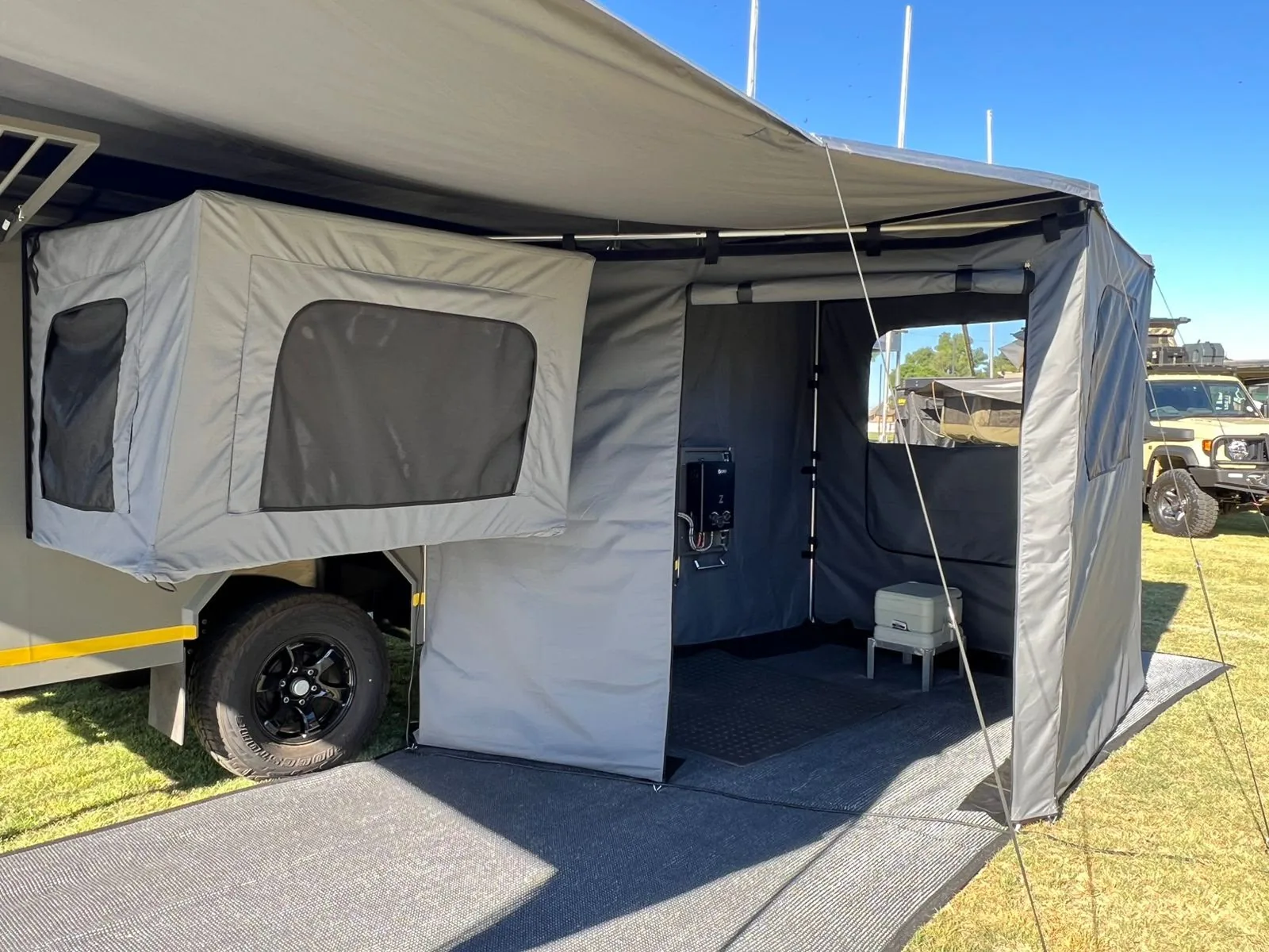 Awning & add a room